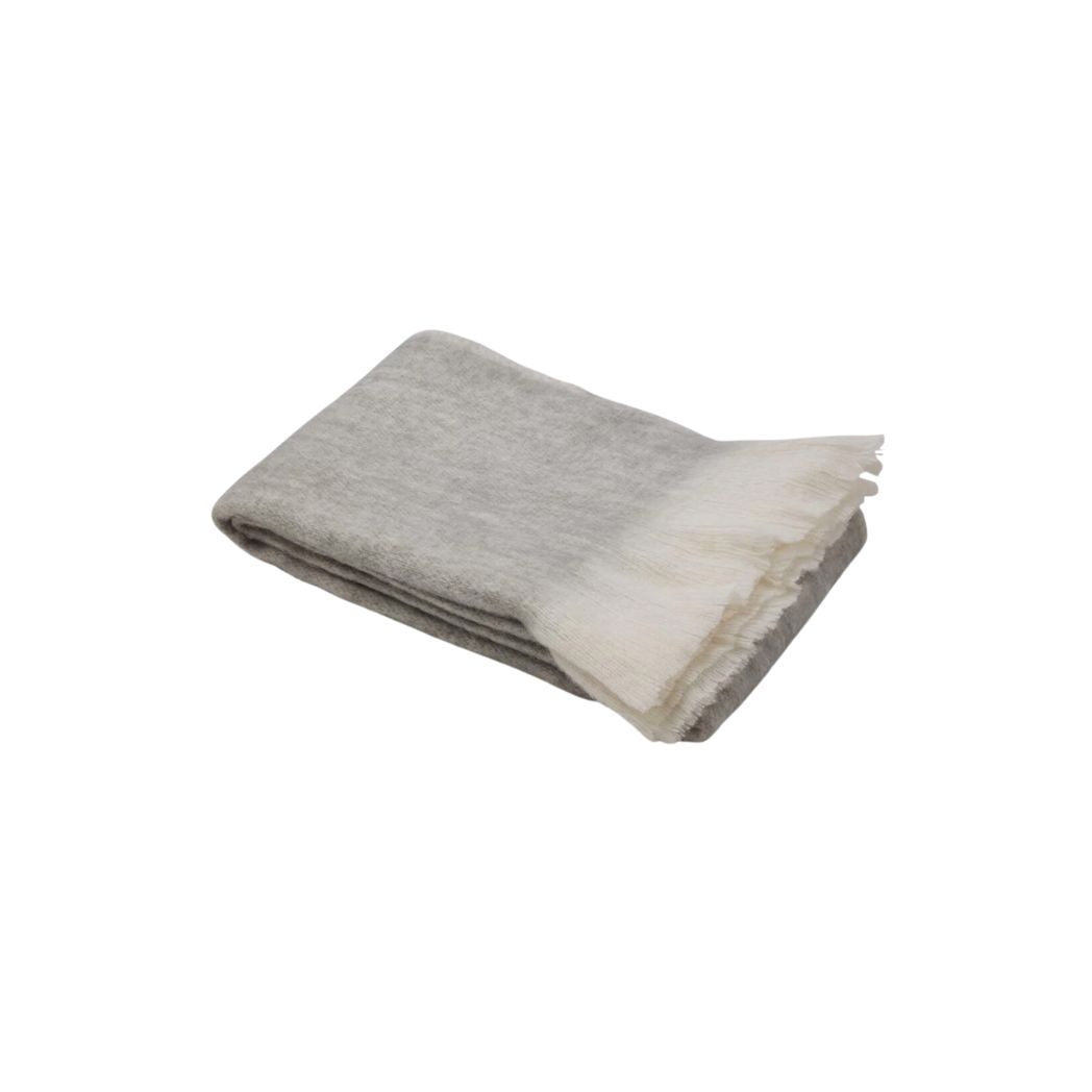 Mohair Wool Throw Blanket