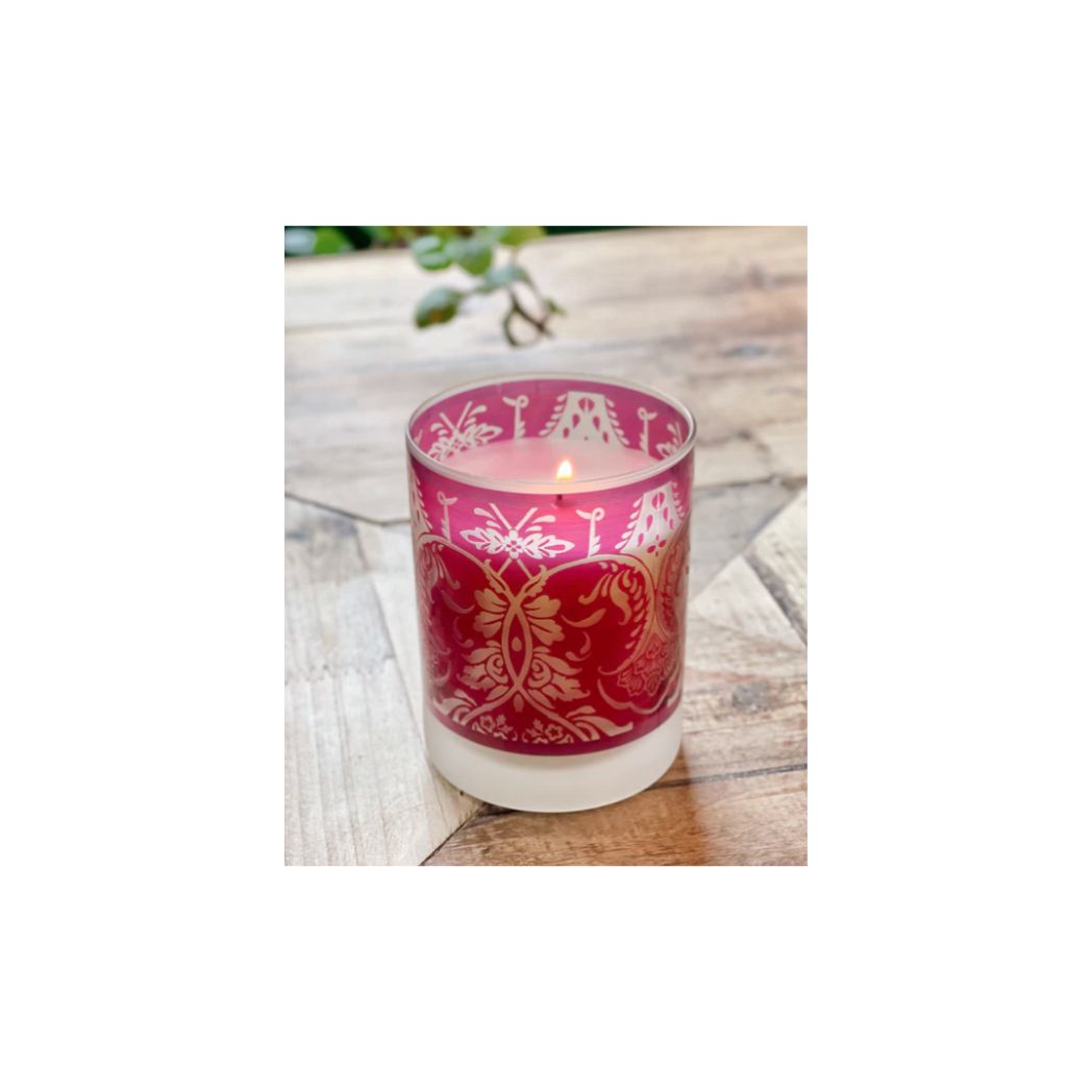 Fragranced Candles in Frosted Cocktail Glass (Available in 6 Scents)