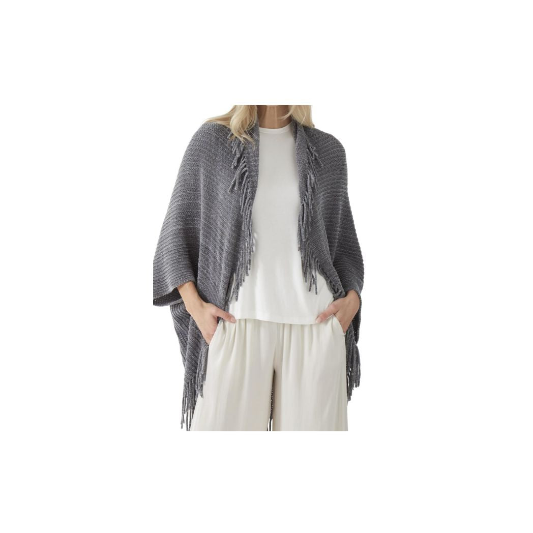 Knit Shrug With Fringe