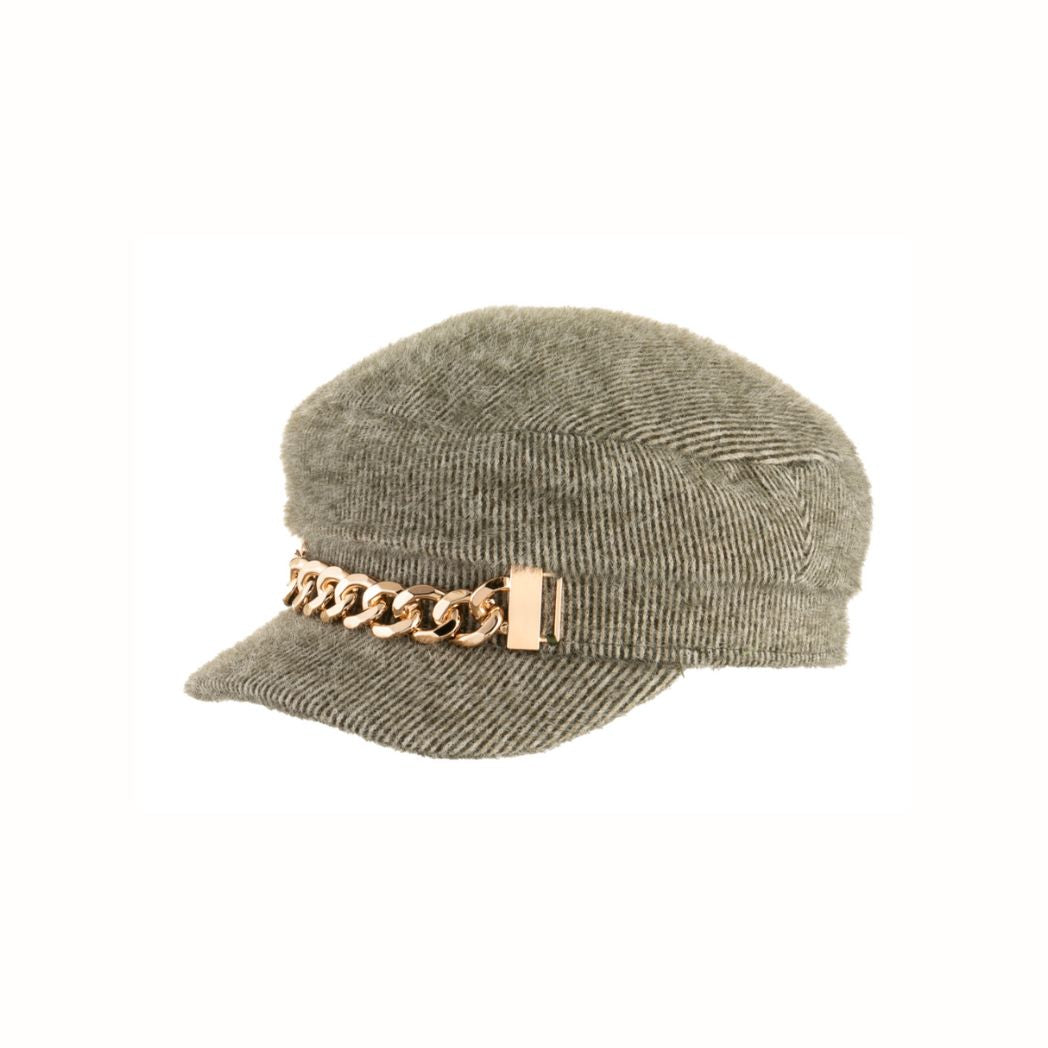 Tweed Chain Hat (Available in 4 Colors)