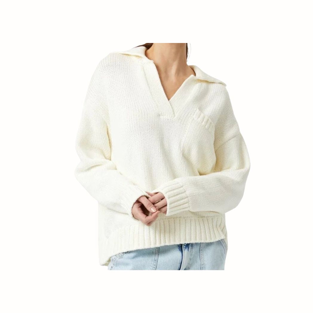 Collar Soft Sweater (Available in 2 Colors)