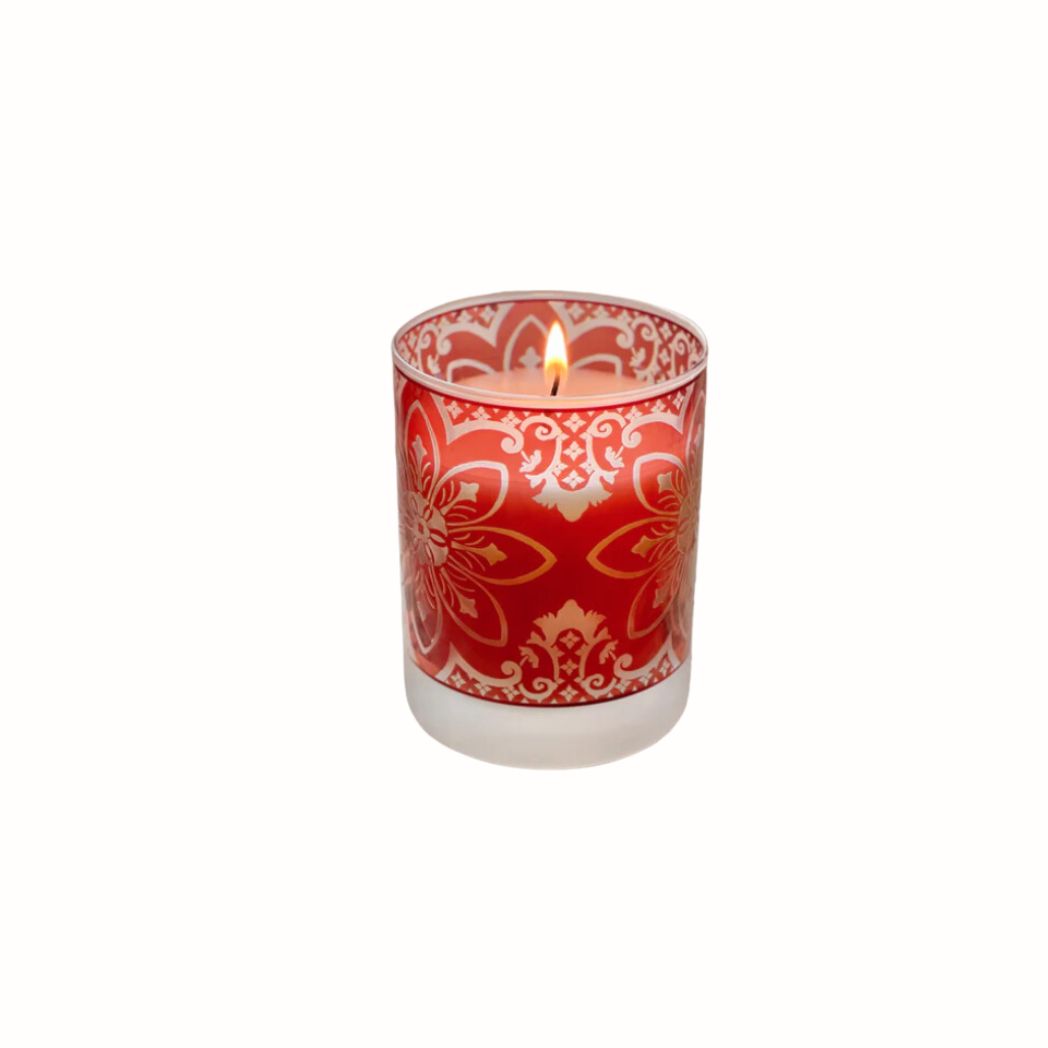 Fragranced Candles in Frosted Cocktail Glass (Available in 6 Scents)