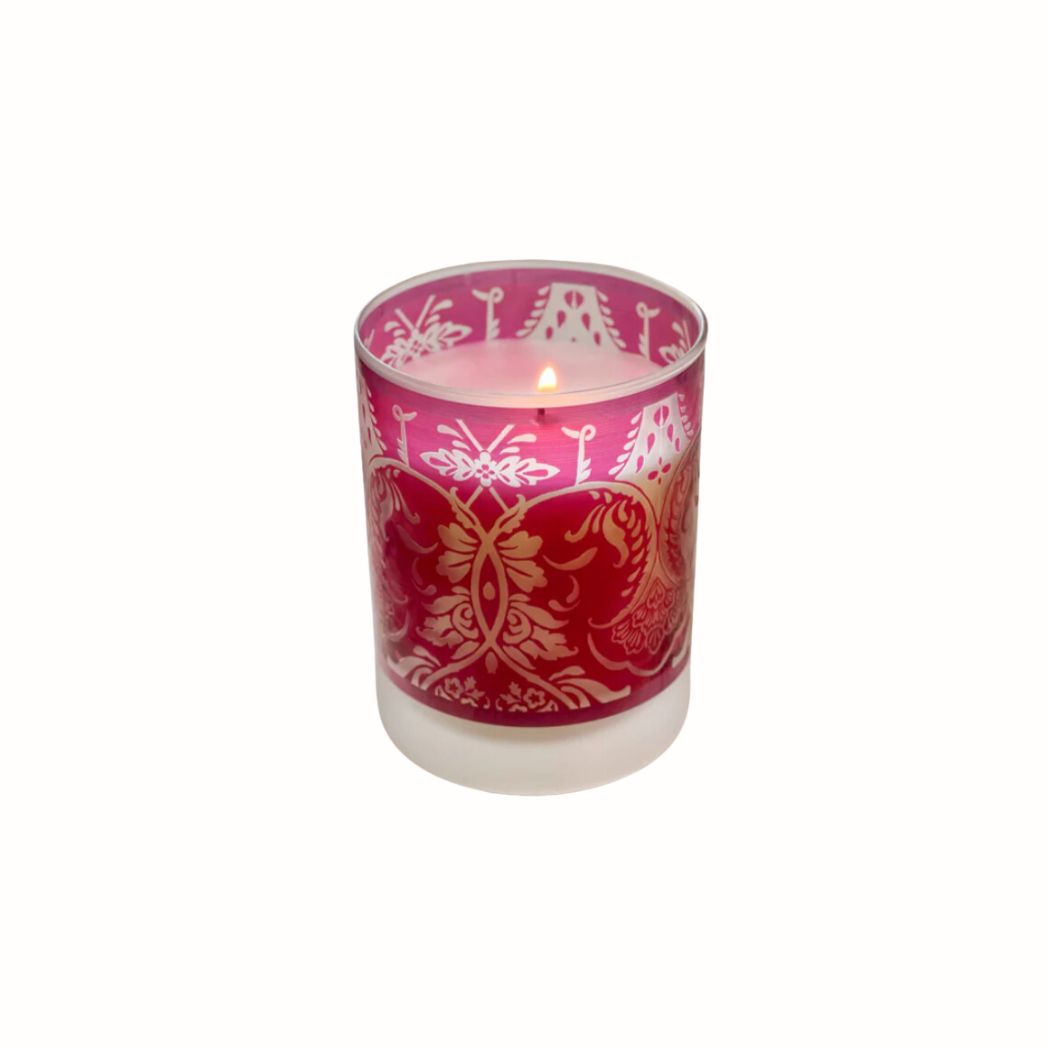 Fragranced Candles in Frosted Cocktail Glass (Available in 6 Scents)