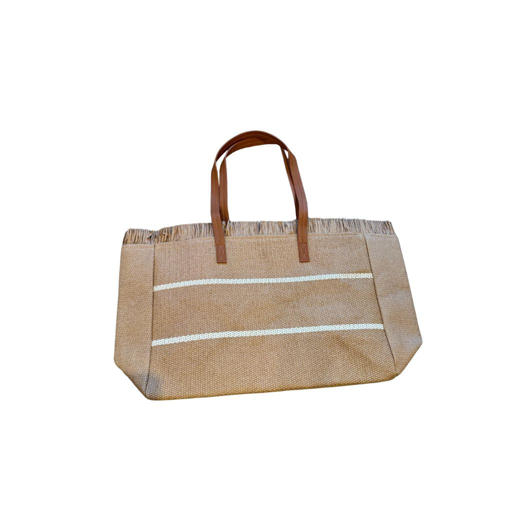 Fringe Edge Tote- Available in 2 Colors