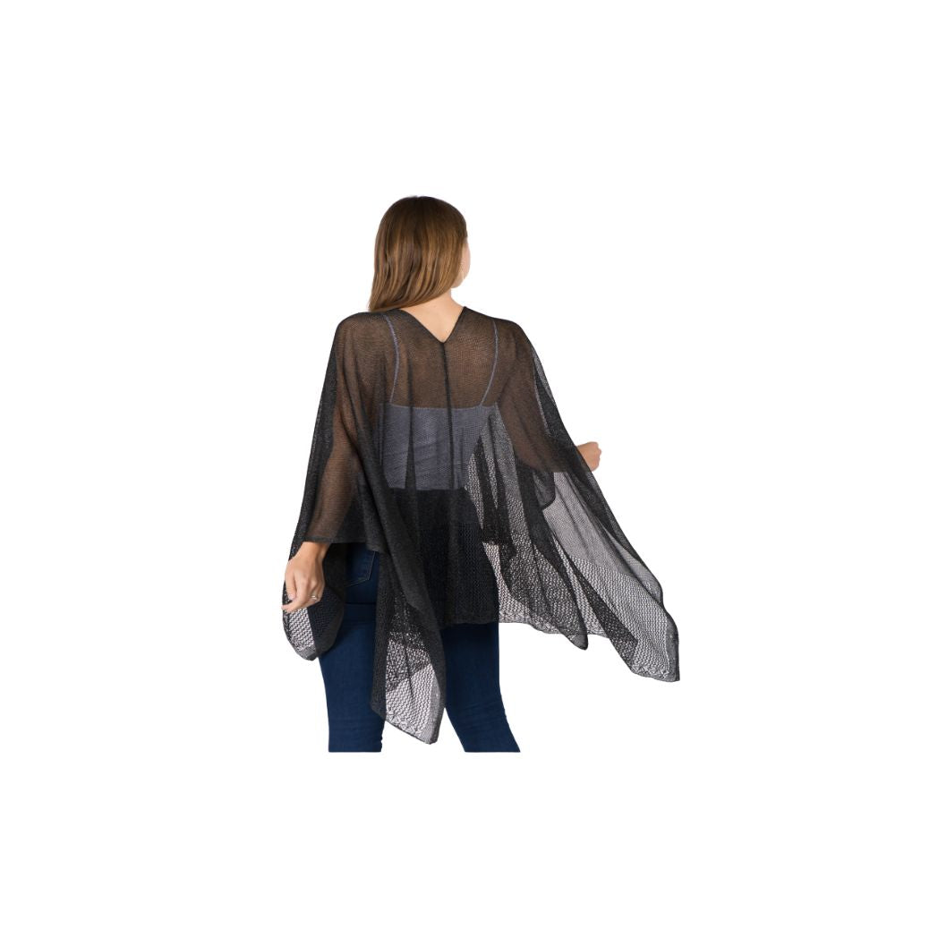 Sheer Knit Ruana Duster