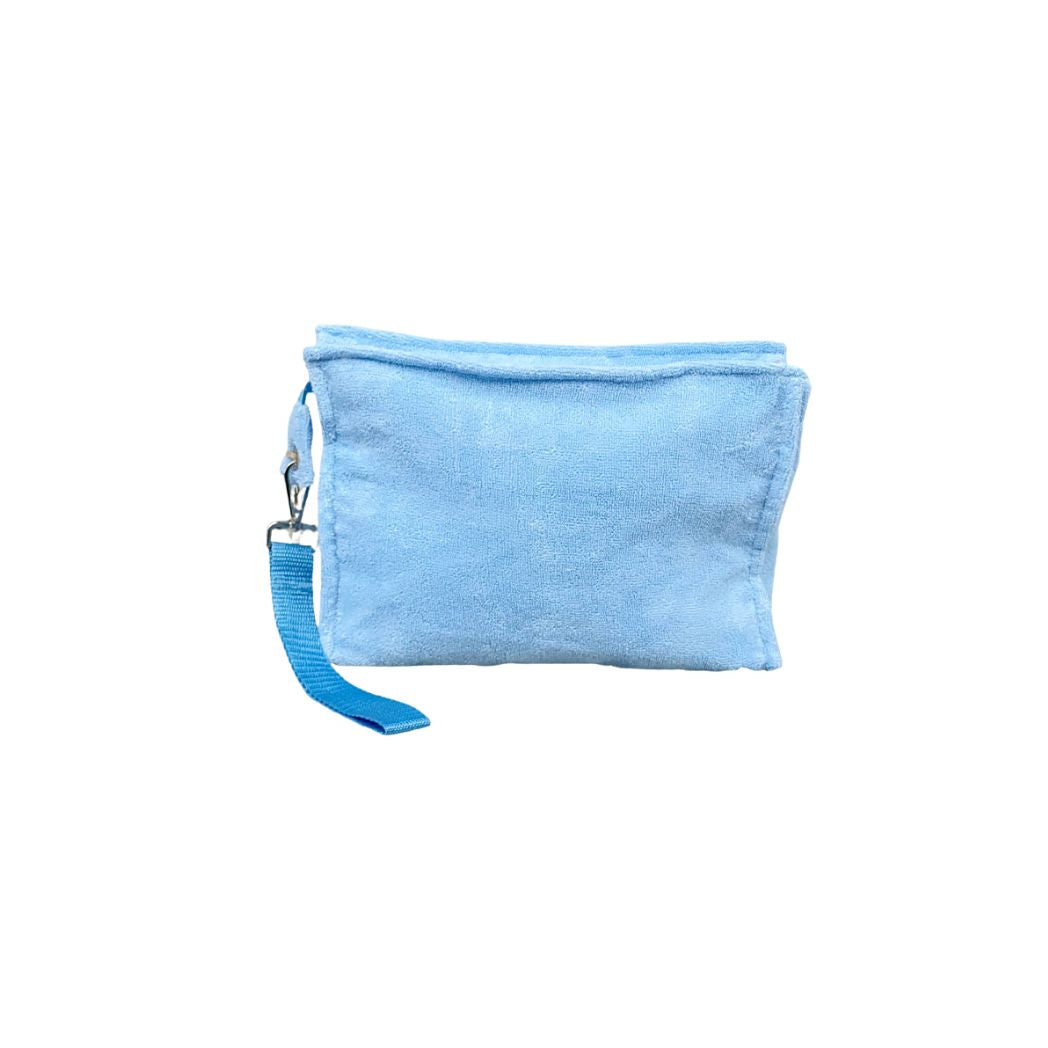 Large Terry Pouch Plastic Lined