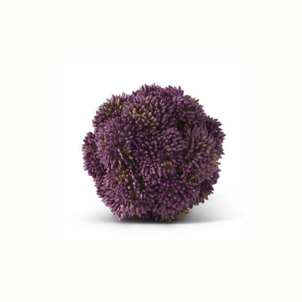 Faux Floral Ball- Available in 2 colors