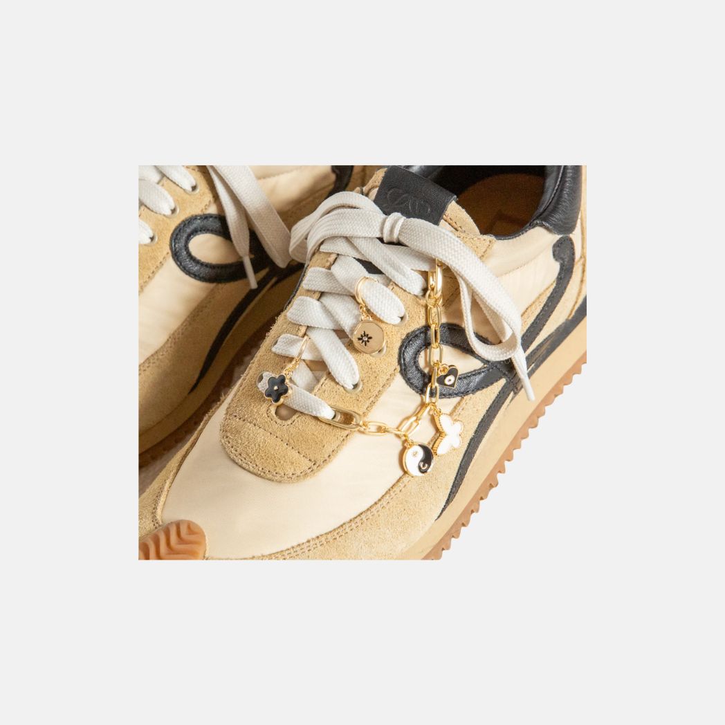 Gold/Black- Enamel Shoe Charm Set