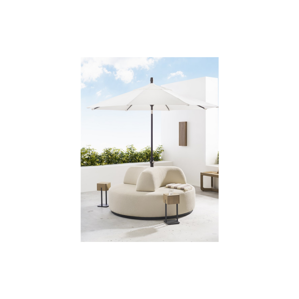Nested Outdoor Blue Ottoman