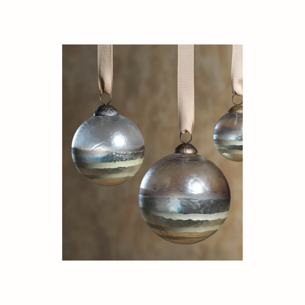 Smokey Glass Ornament (Available in 2 Sizes)