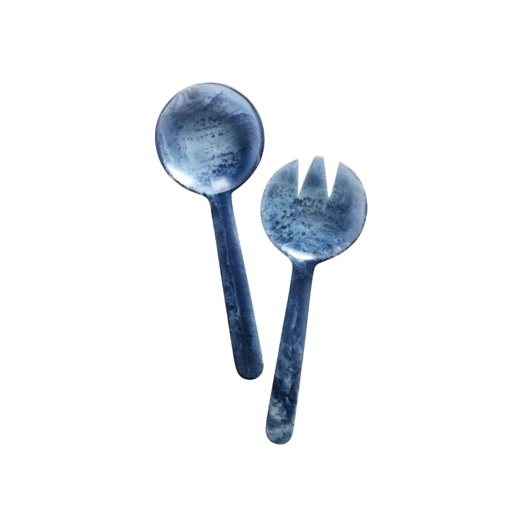 2-Piece Salad Serving Set - Hand-poured Resin Salad Set