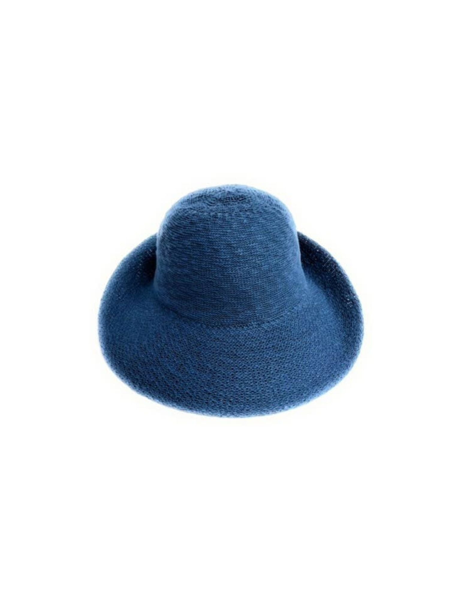 Cotton Blend Turn Brim Hat