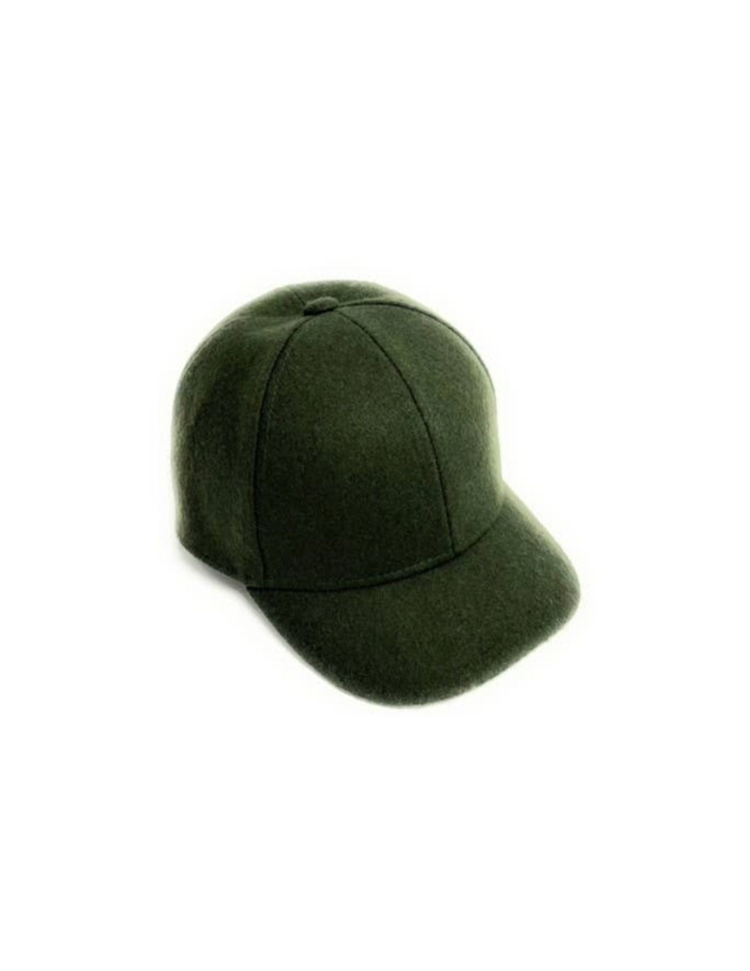 Wool Blend Jocky Cap