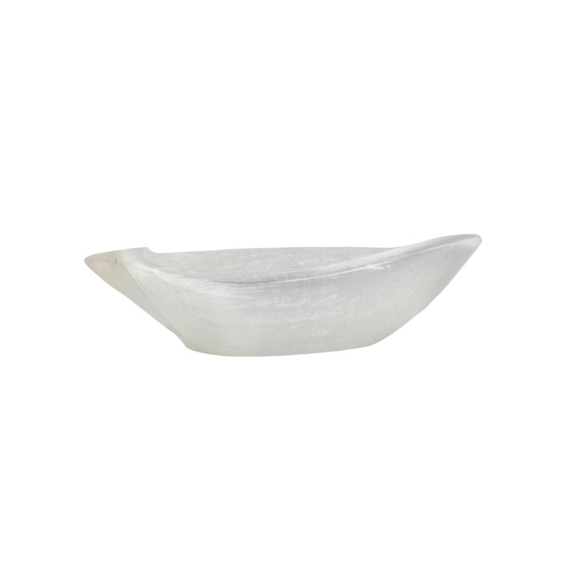 Artisan Selenite Freeform Bowl Large