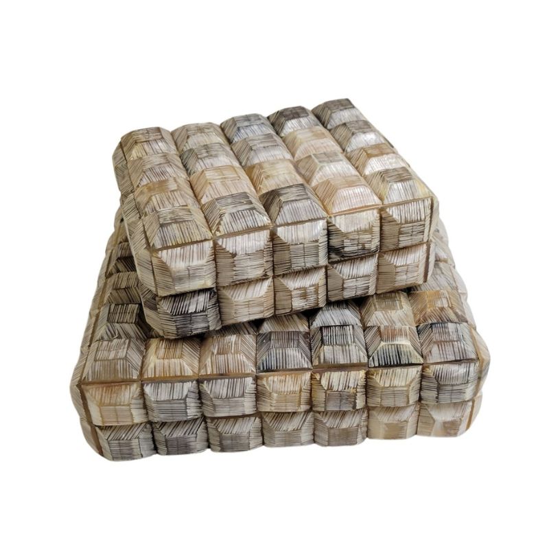 Handcrafted Indian Cow Horn Decorative Box