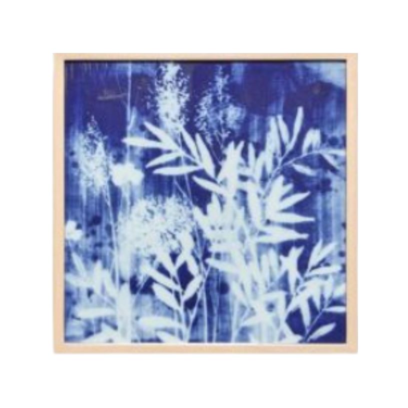 Hand Painted Blue Botanical Art- Available in 6 Styles