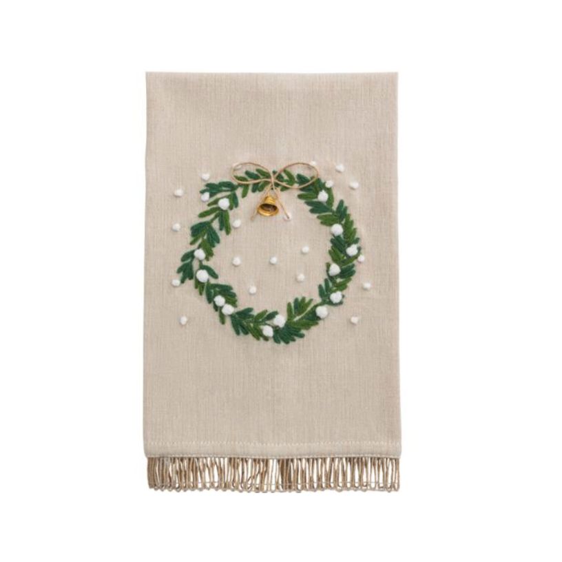 Holiday Embroidered Towels- Available in 3 Styles