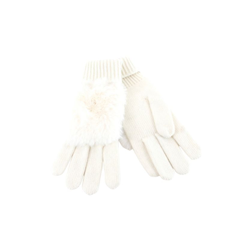 Faux Fur Trim Gloves (Available in 4 Colors)