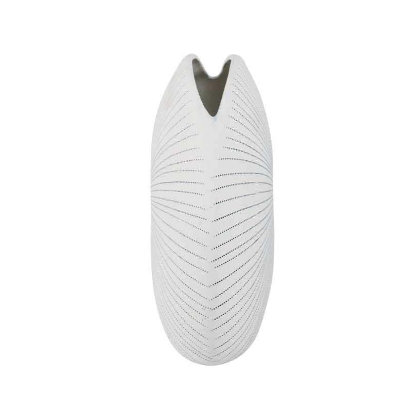Round Dotted Shell Vase- 2 Sizes Available