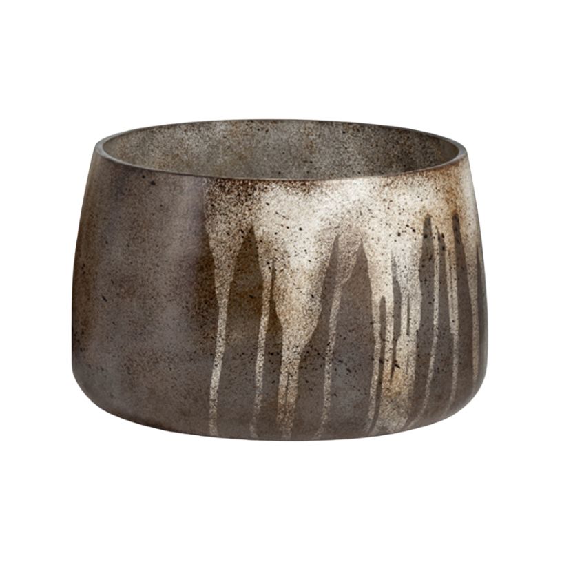 Bronze Glass Decorative Bowls- 2 Sizes Available