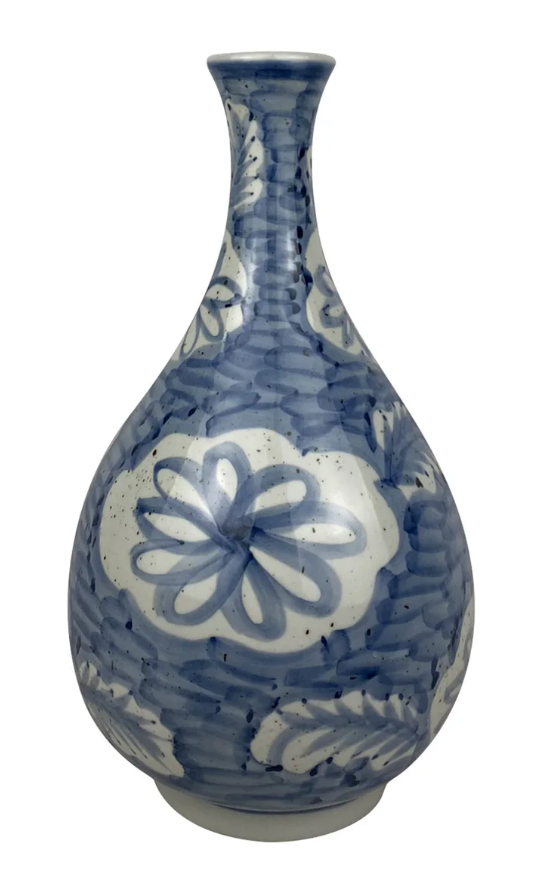 Hand Painted Folk Vase