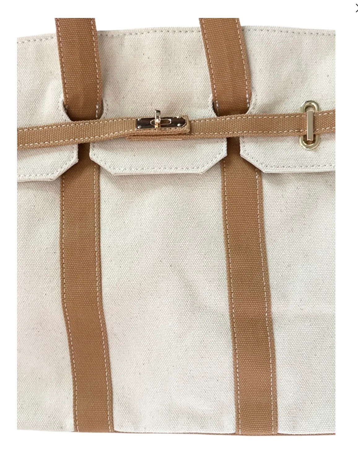 The Boatkin Bag Tote- Neutral Colors