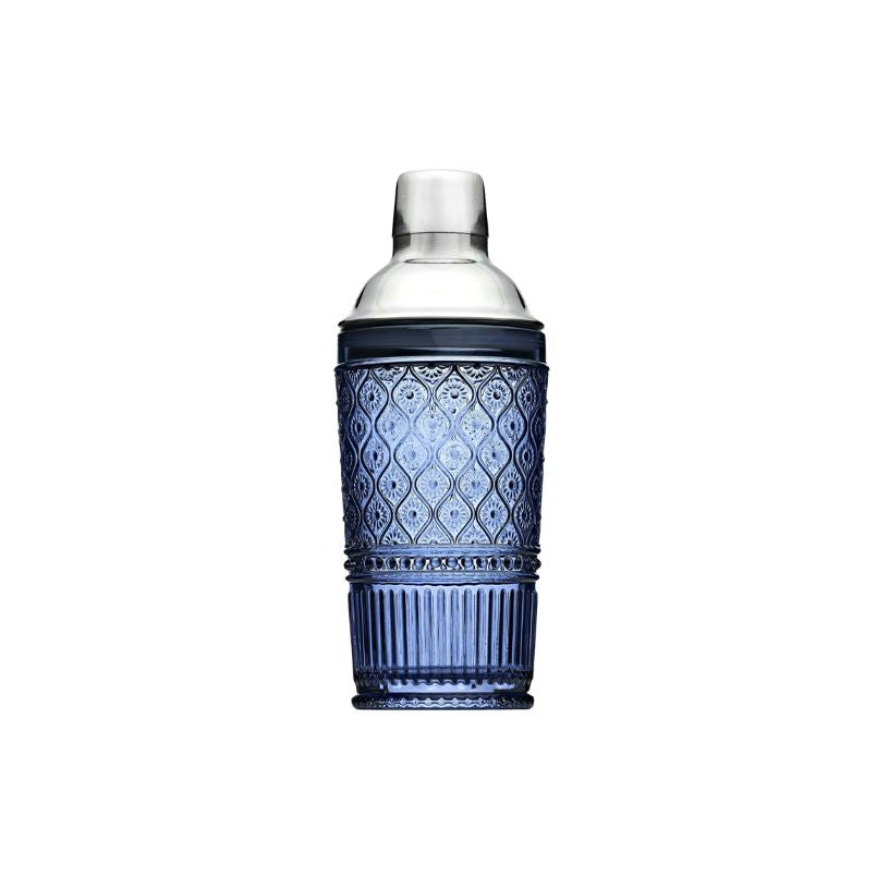 Ornate Glass Cocktail Shaker