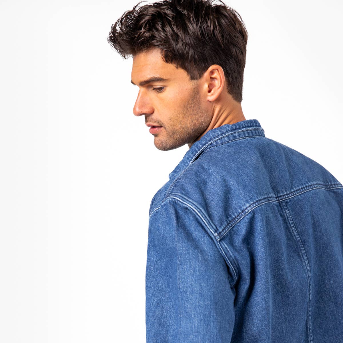 Denim overshirt Denim stone