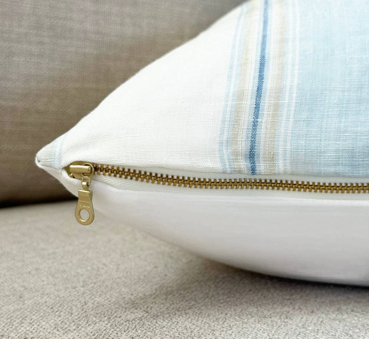 Kai Coastal Stripe Designer Pillow