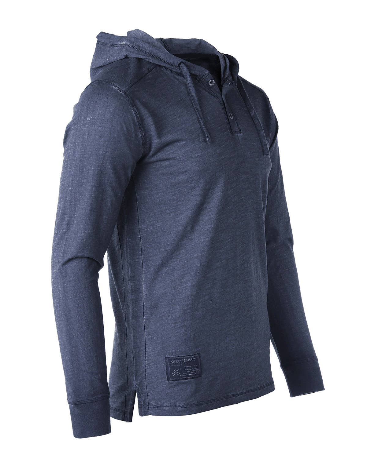 Vintage Garment Dyed Casual Long Sleeve Hoodie - On Sale