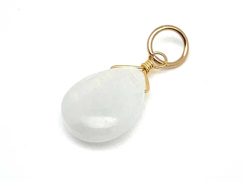 Natural Stone Teardrop | Moonstone