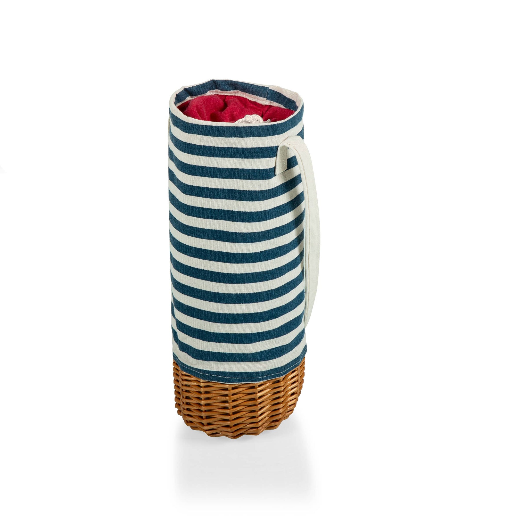 Malbec Insulated Canvas and Willow Wine Basket