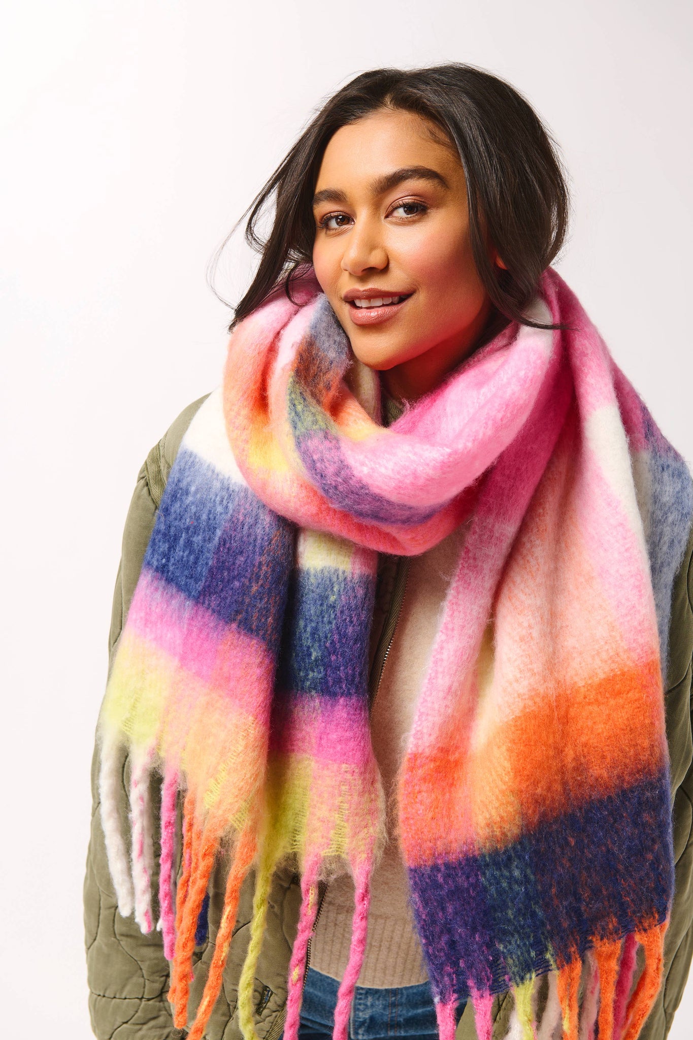 ASHLEY SCARF,MULTI