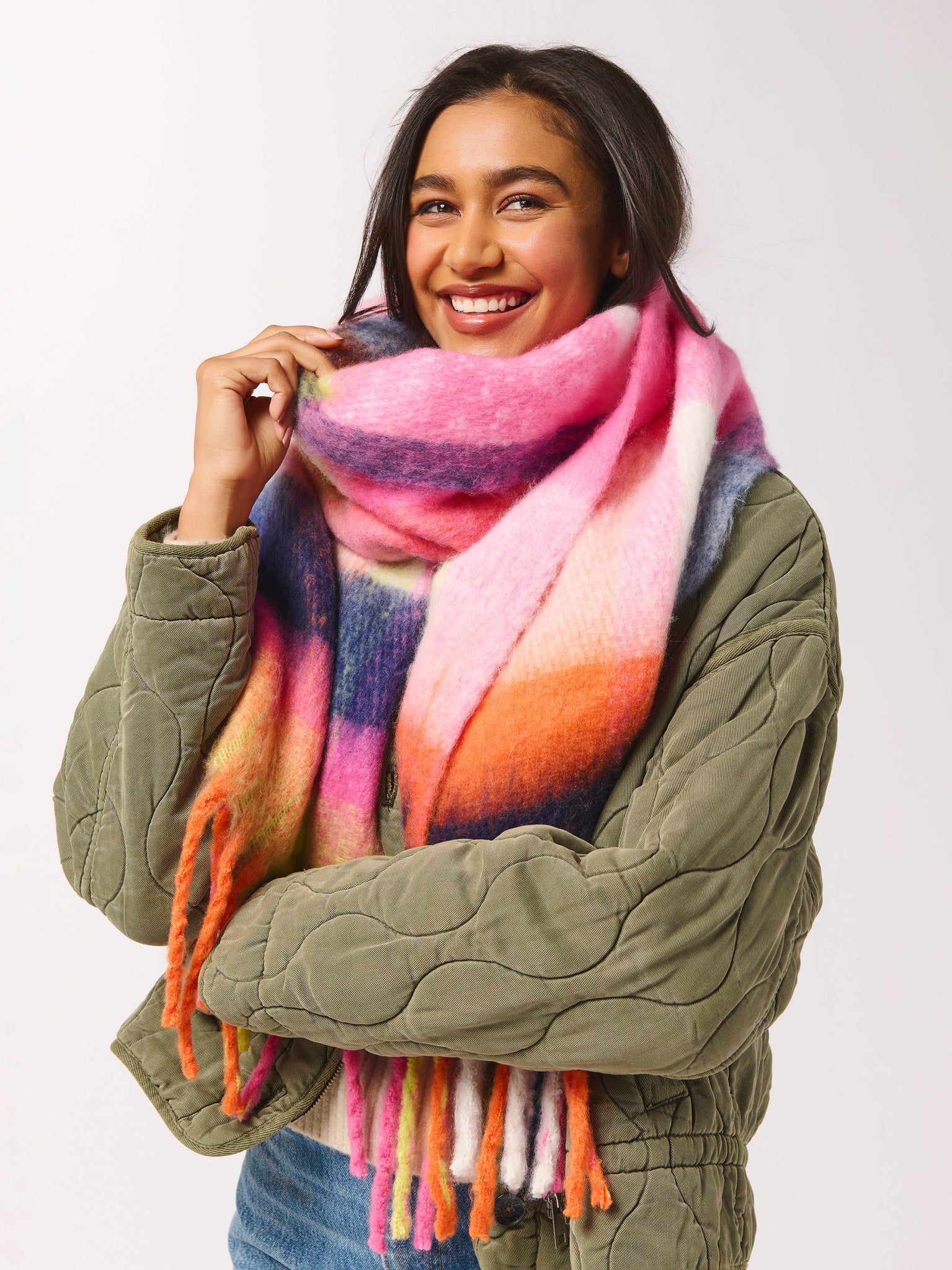 ASHLEY SCARF,MULTI