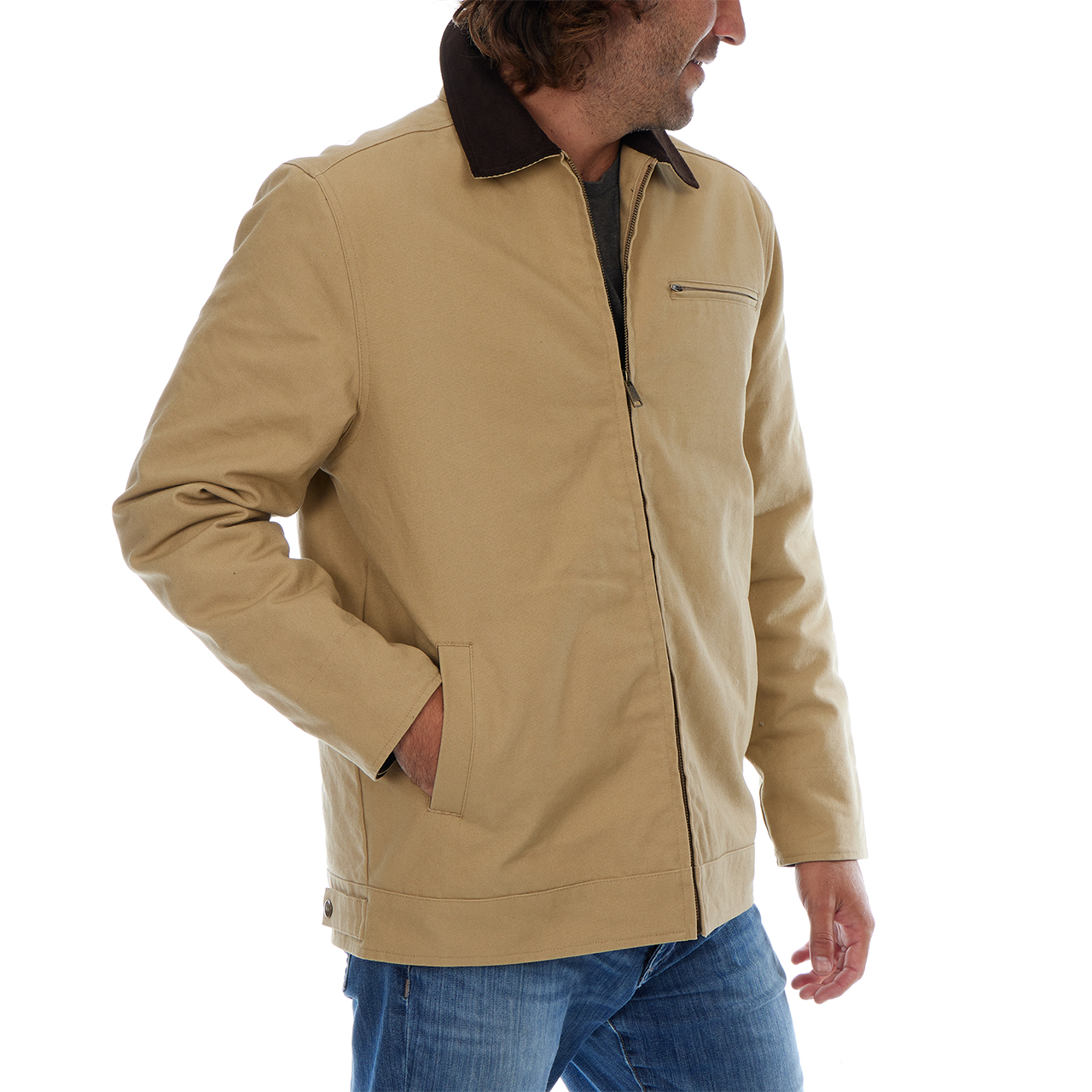 Nolan Cotton Corduroy Collared Jacket