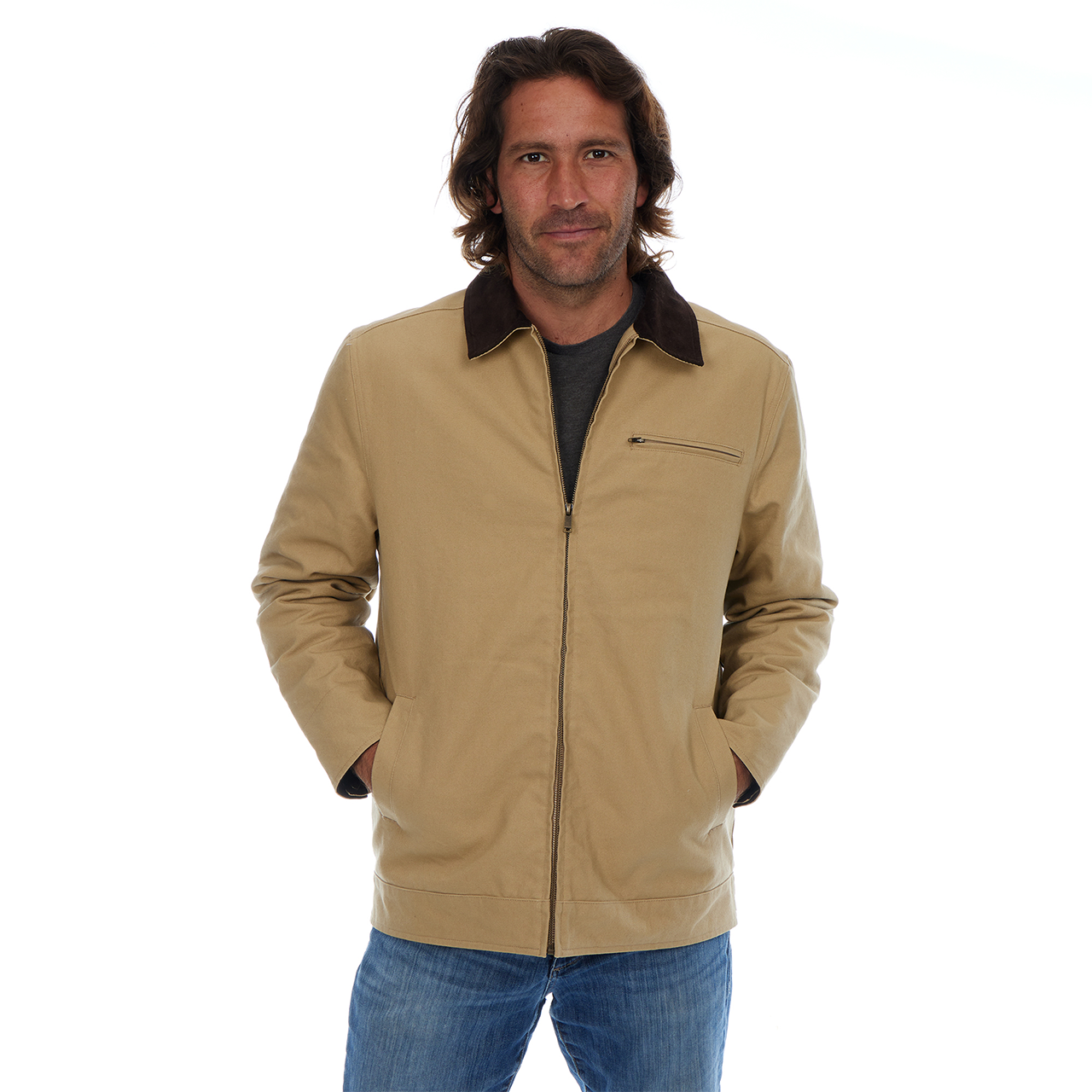 Nolan Cotton Corduroy Collared Jacket