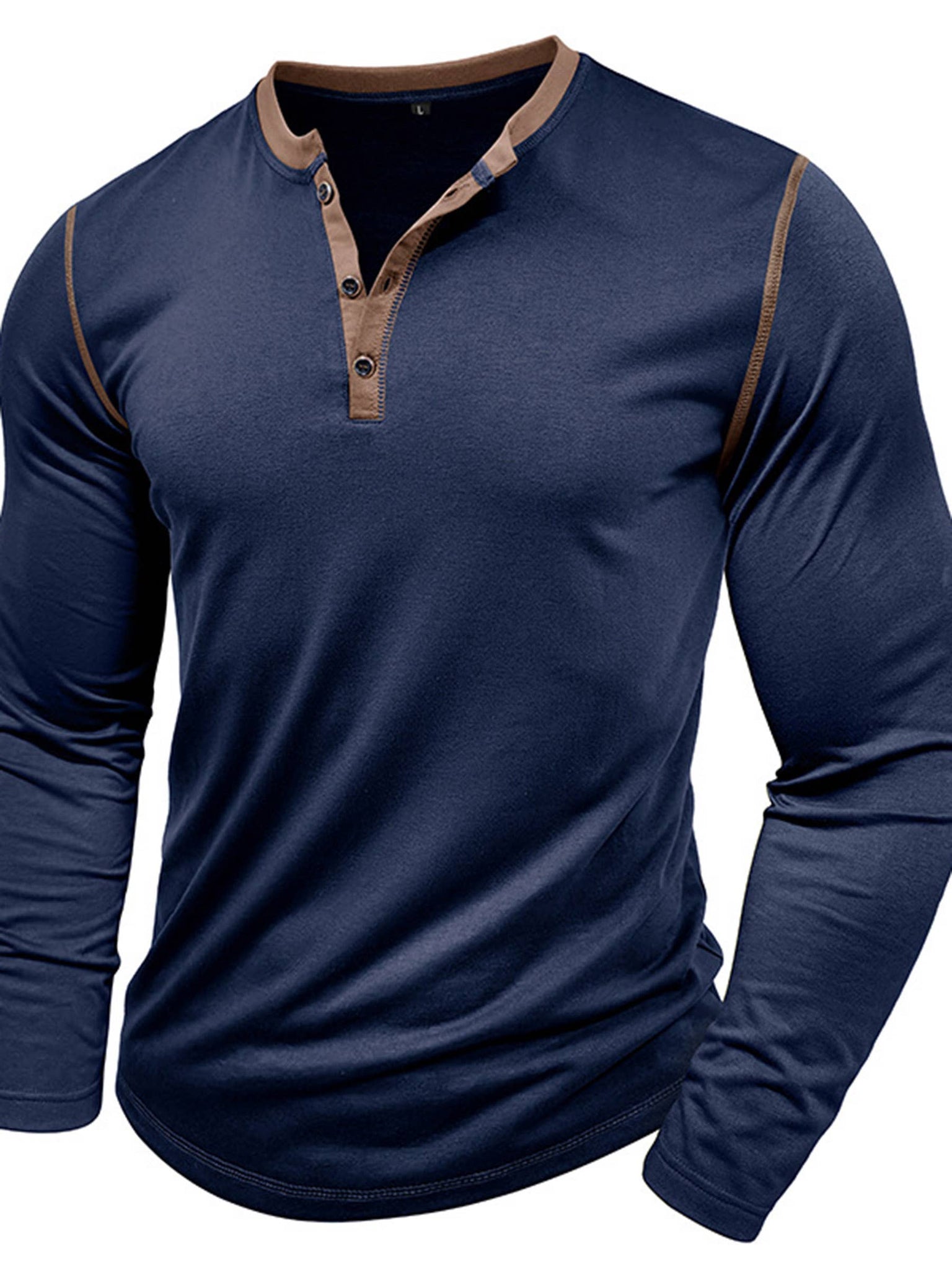 Long Sleeved Henry T-shirt