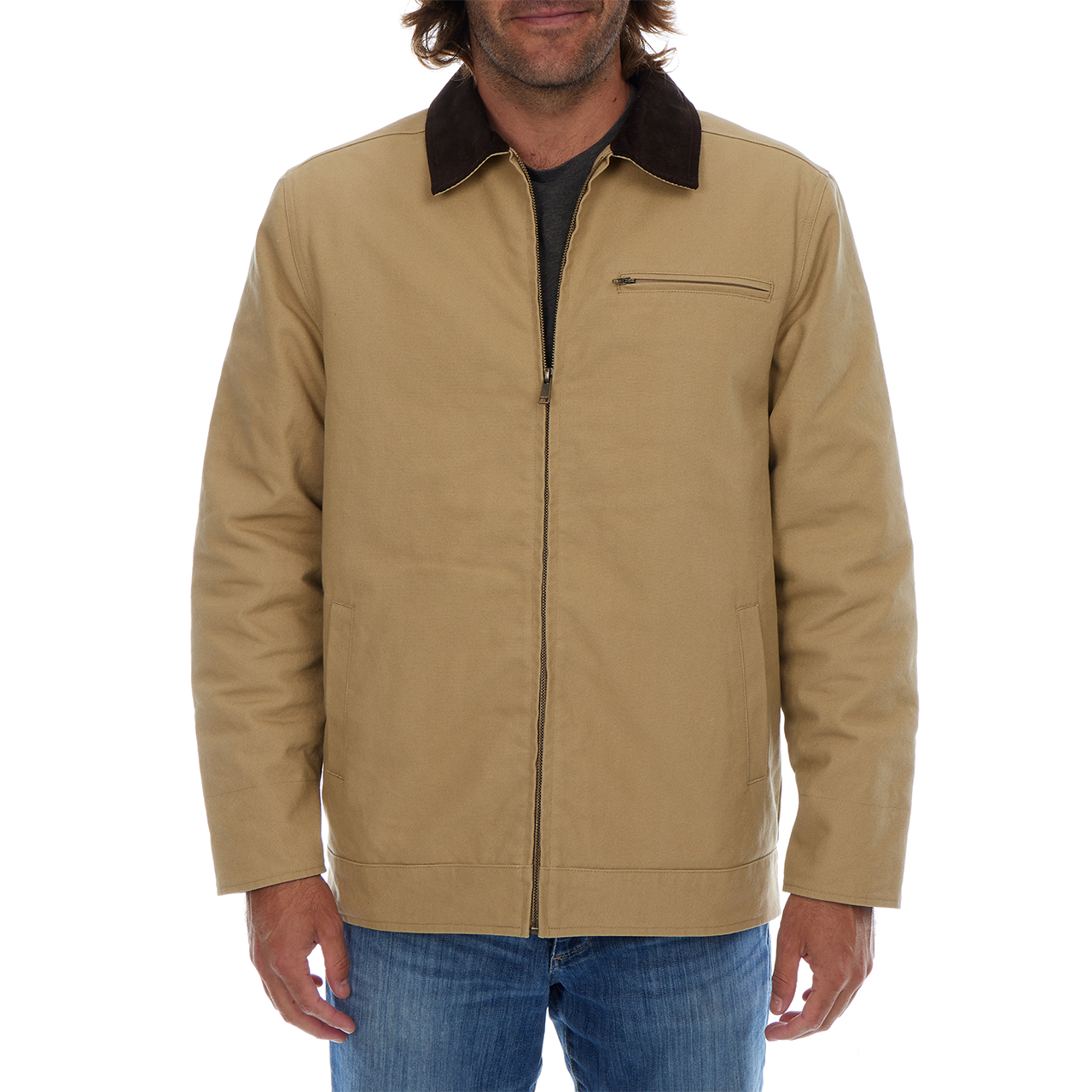 Nolan Cotton Corduroy Collared Jacket