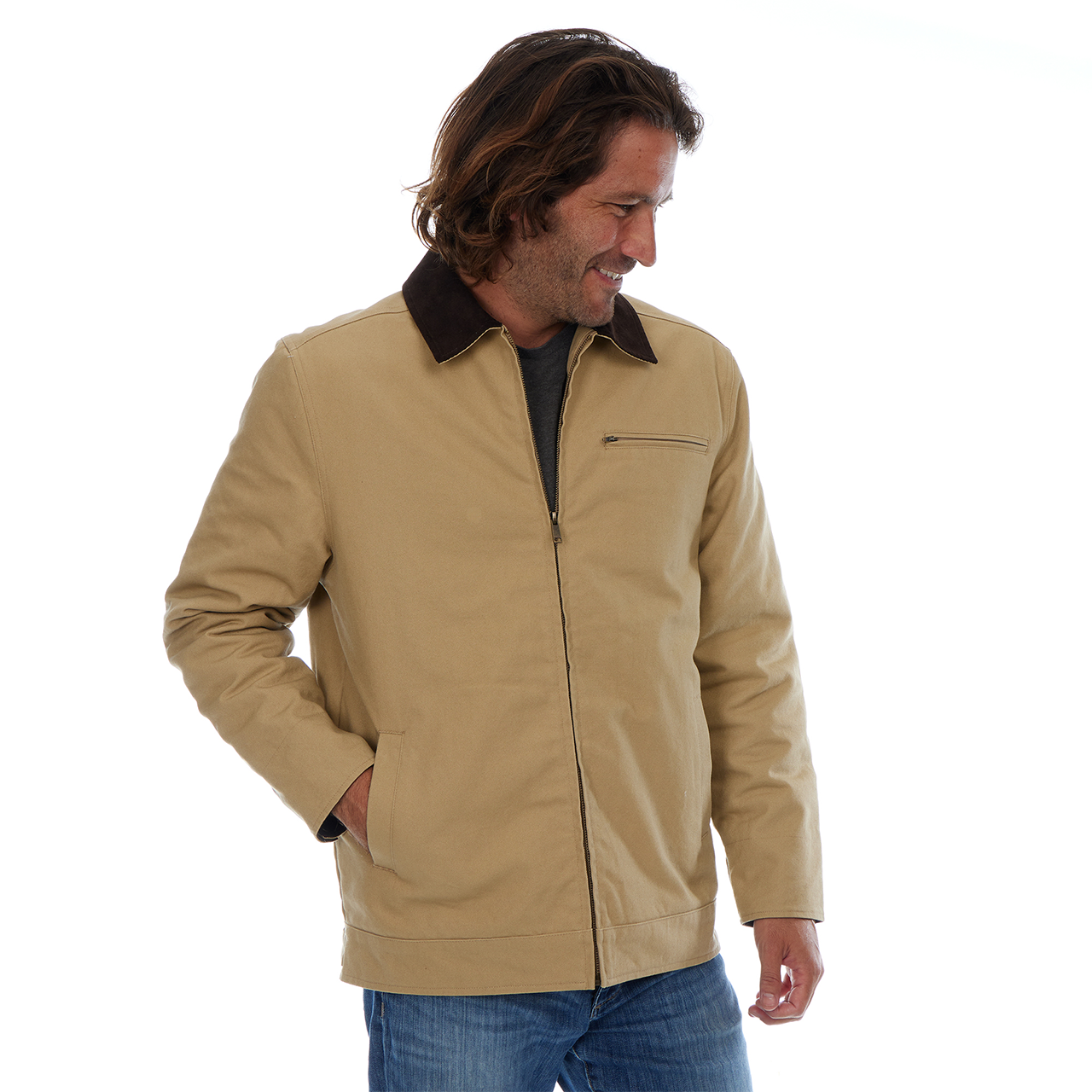 Nolan Cotton Corduroy Collared Jacket