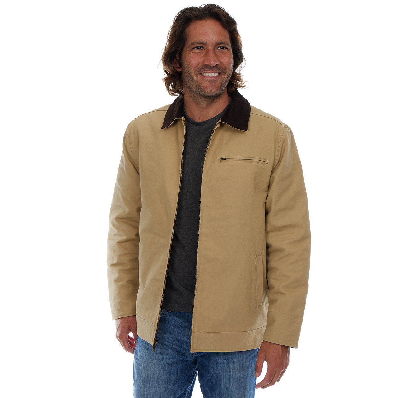 Nolan Cotton Corduroy Collared Jacket