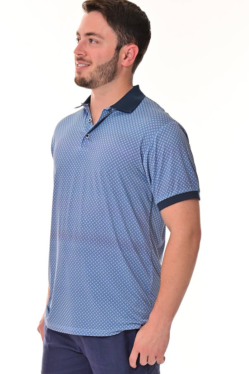 Men's S/S Polo Stretch Performance Cool Feel-B-MKT3304