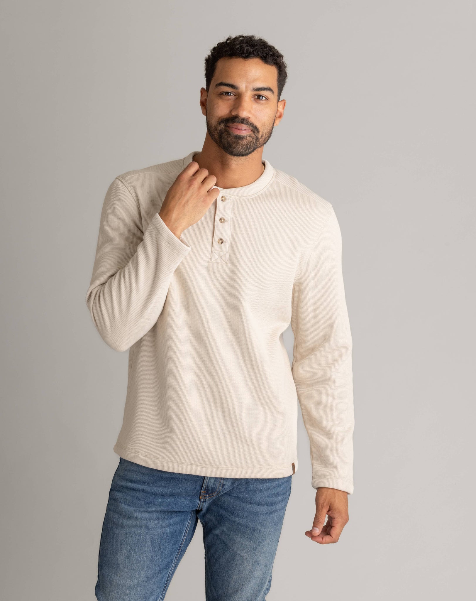 Men's Fireside Sherpa Lined Henley