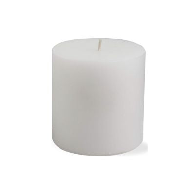 4x4 White Pillar Candle