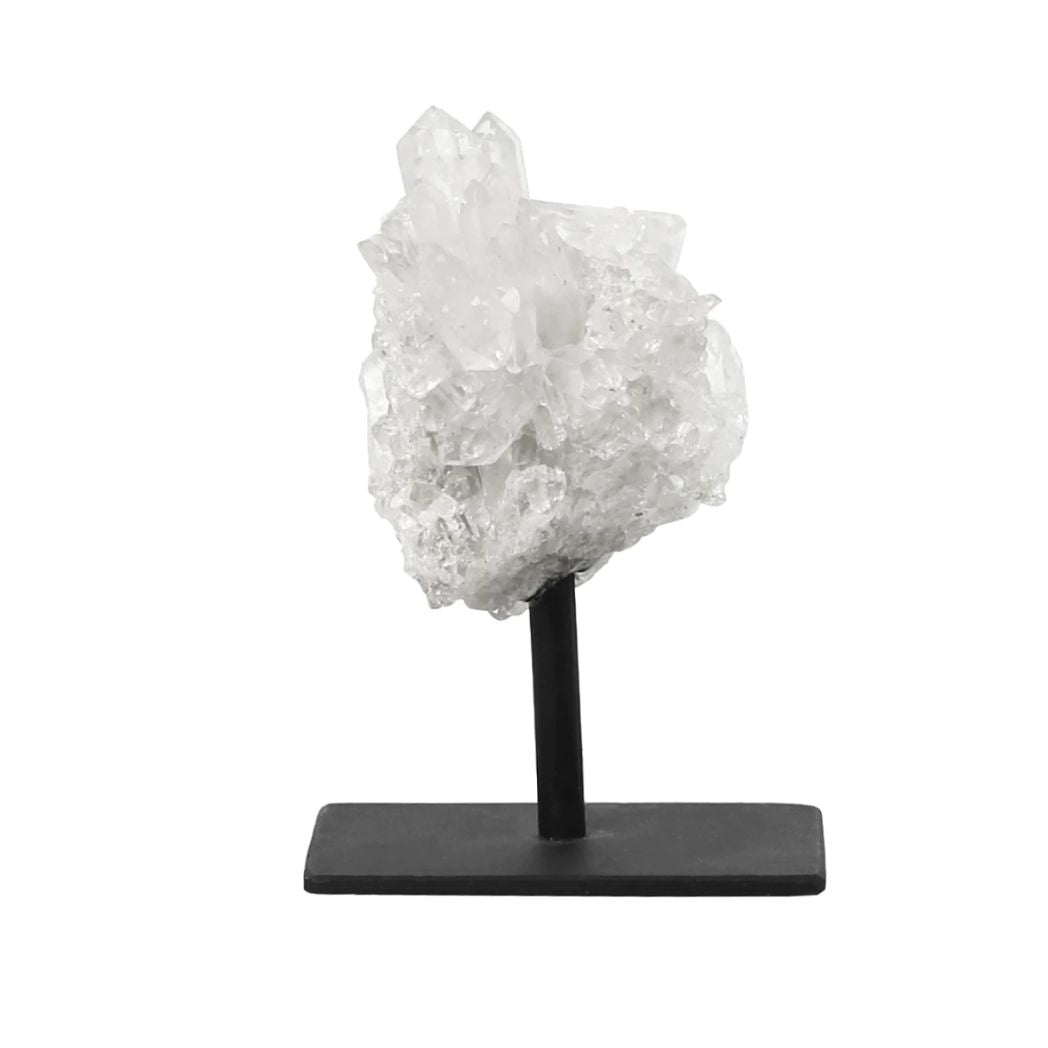 Quartz Cluster with Pedestal Base