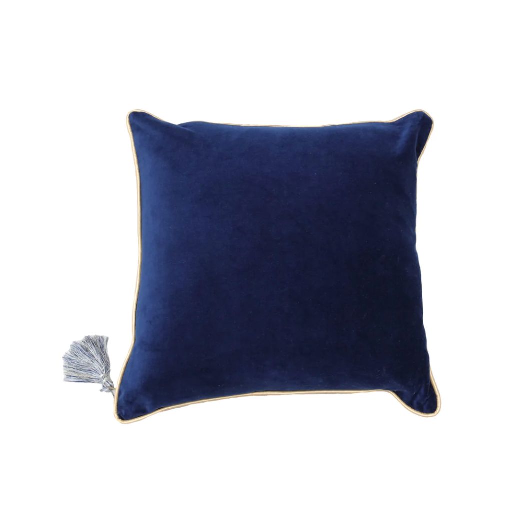 Velvet Two Tone Throw Pillow