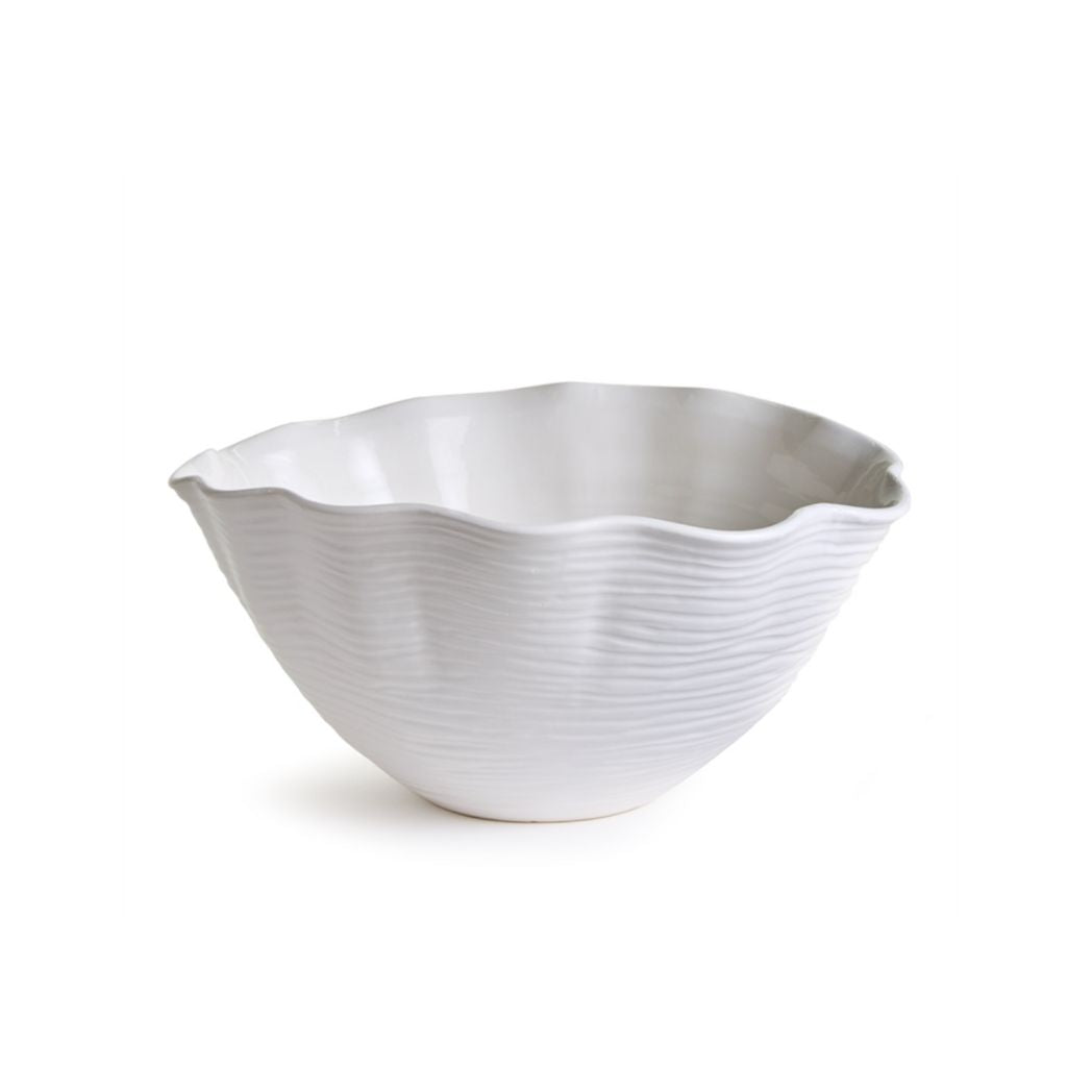 Curved Edge Large Decorative Bowl