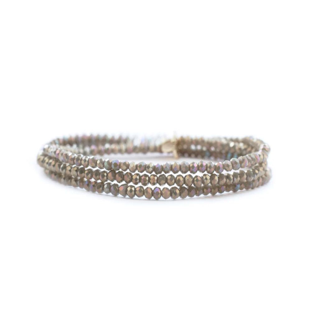 Stretch Beaded Wrap Bracelets