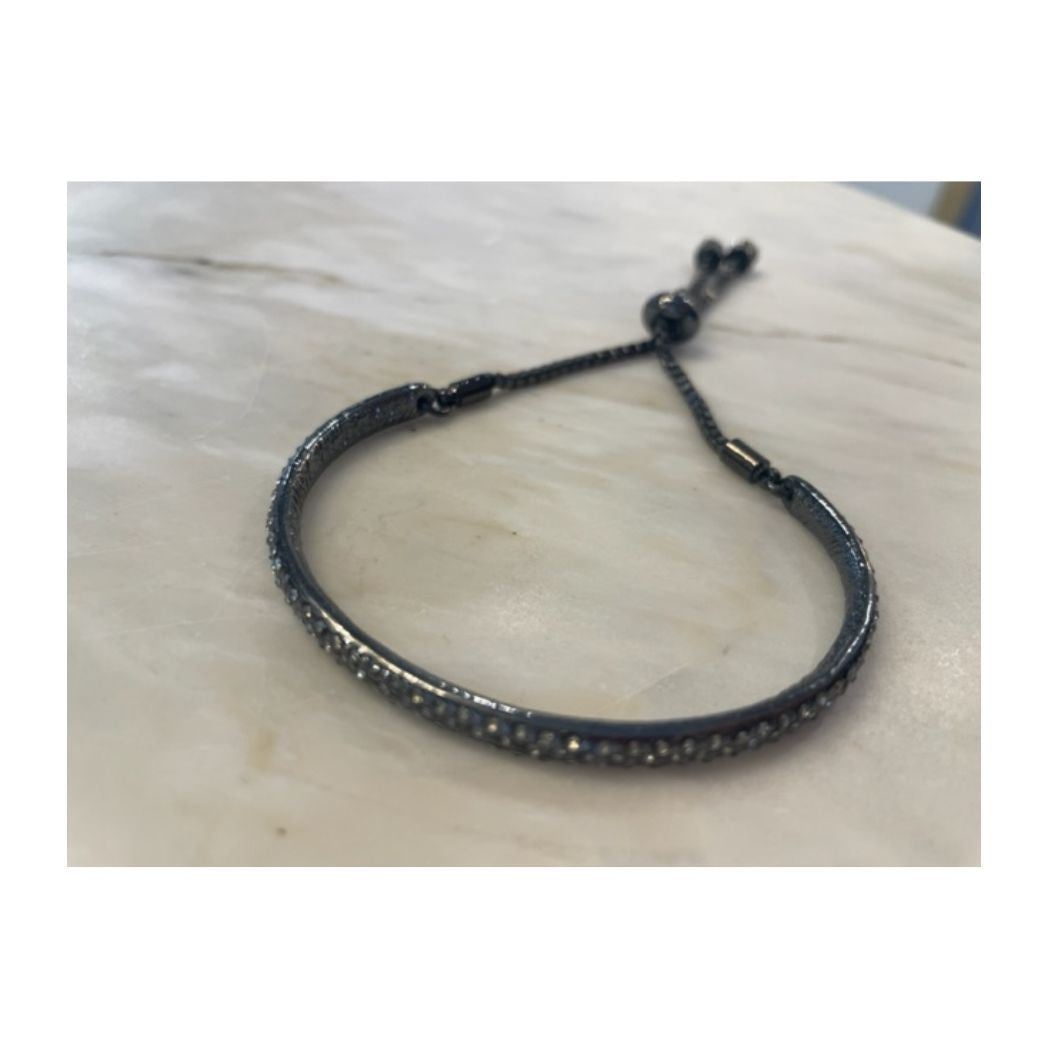 Dainty Black Adjustable Bracelet