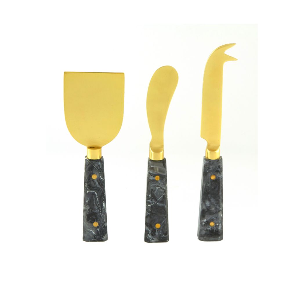 Grey 3-Piece Cheese Set