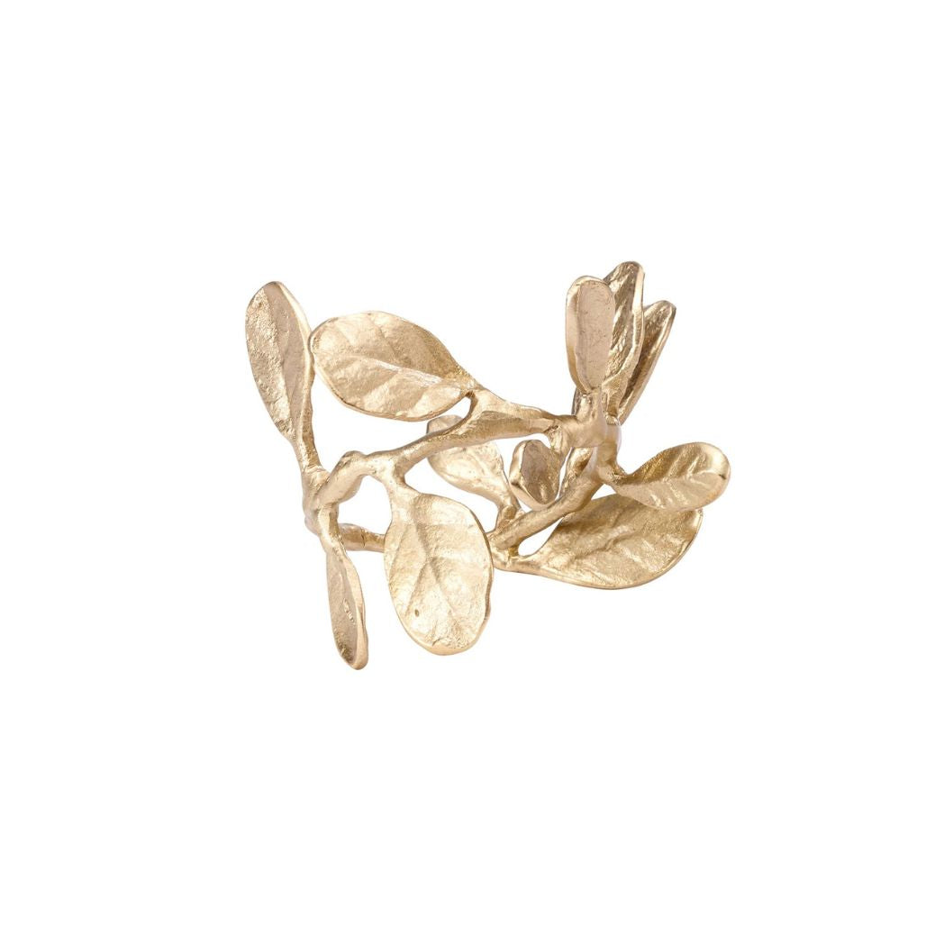 Gold Crown Napkin Rings- Set of 4